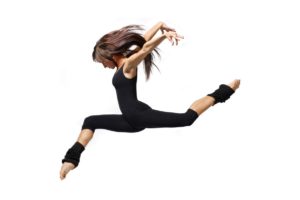 Sports Brunette Gymnastics White Jump 99462 1280x800